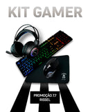 Kit Gamer Rissel (Teclado, Headset, Mouse e Mousepad)